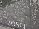 BOSCH Carel J., van 1914-1978 & Adriana J.C.M.M. 1910-1997