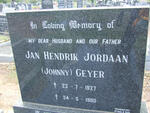 GEYER Jan Hendrik Jordaan 1927-1980