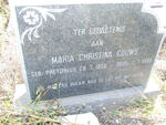 GOUWS Maria Christina nee PRETORIUS 1906-1965