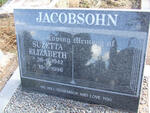 JACOBSOHN Suzetta Elizabeth 1942-1998