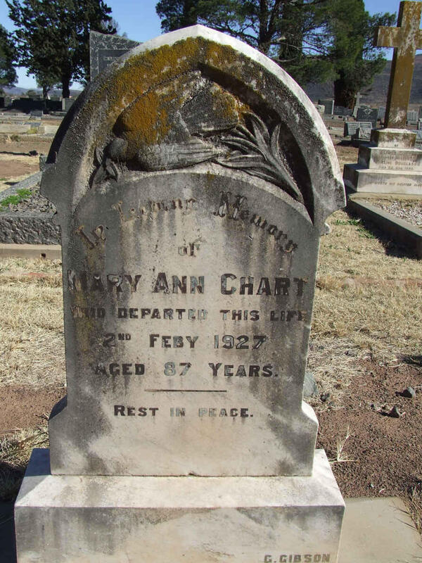 CHART Mary Ann -1927