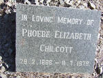 CHILCOTT Phoebe Elizabeth 1888-1979