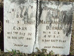 DERMAN William Henry -1920 & Mary Ann Emma BECKLEY -1932