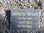 DICKEN Patrick 1954-2003