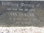 DUNCAN Ann 1907-1971