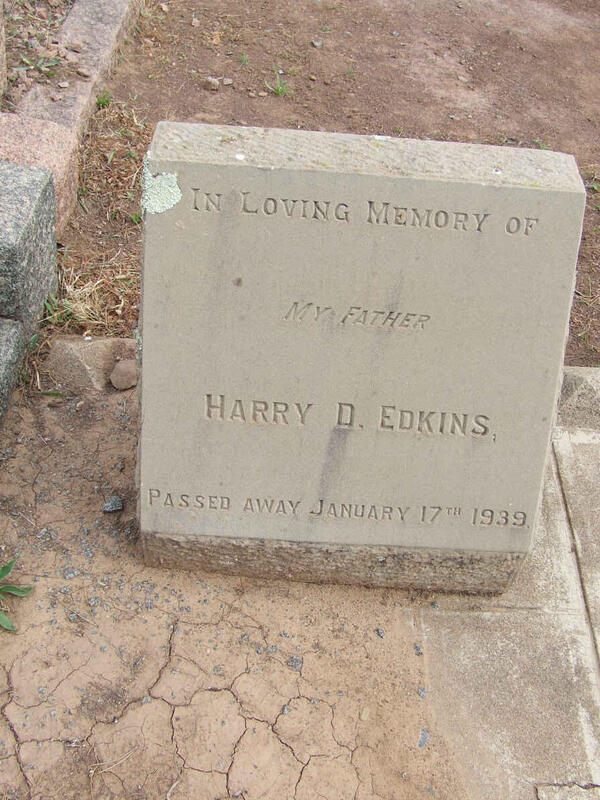 EDKINS Harry D. -1939