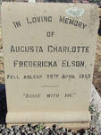 ELSON Augusta Charlotte Fredericka -1955