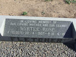 FLETCHER Myrtle Rose nee CLOETE 1907-1979