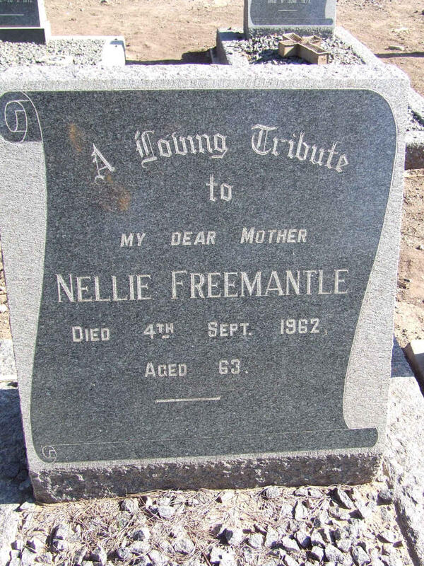 FREEMANTLE Nellie -1962