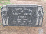 FROST Nancy Louisa nee PRICE -1951