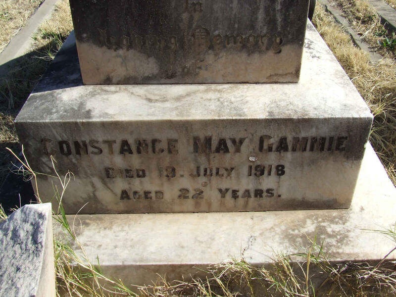 GANNIE Constance May -1918