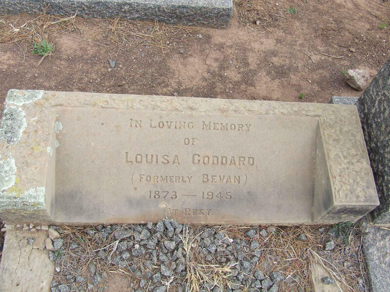 GODDARD Louisa nee BEVAN 1873-1945