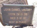 JACOBY John Daniel 1938-1961