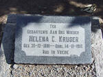 KRUGER Helena C. 1881-1918