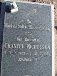 NICHOLSON Chantel 1982-1982