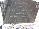 SIMMONDS Clement Jonathan -1956