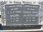 SPALDING G.A.A. 1915-1962 & Cornelia Hope 1916-1994