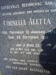 VILJOEN Cornelia Aletta nee PRETORIUS 1926-1990