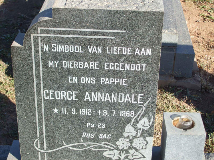 ANNANDALE George 1912-1968