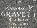 GRAVETT Densil M. 1921-1981