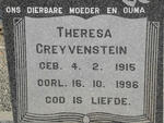 GREYVENSTEIN Theresa 1915-1996