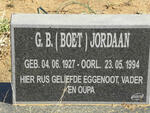 JORDAAN G.B. 1927-1994