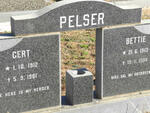PELSER Gert 1912-1981 & Bettie 1913-1984