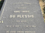 PLESSIS Anne-Marie, du nee MEYER 1956-1983