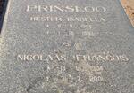 PRINSLOO Nicolaas Francois 1904-2001 & Hester Isabella 1902-1997