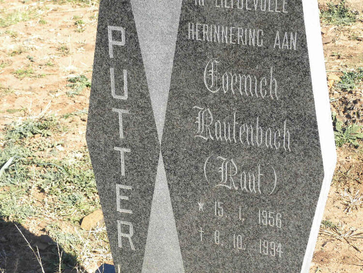 PUTTER Cormich Rautenbach 1956-1994