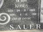 SAUER Kobus 1905-1981