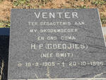 VENTER H.P. nee SMIT 1905-1996