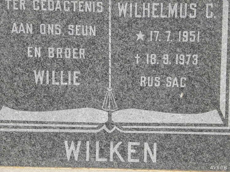 WILKEN Wilhelmus C. 1951-1973
