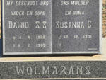 WOLMARANS Dawid S.S. 1922-1985 & Susanna C. 1931-