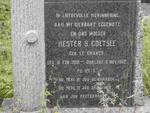 COETSEE Hester S. nee LE GRANGE 1919-1962