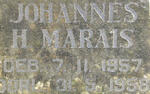 MARAIS Johannes H. 1957-1958