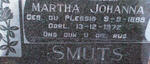 SMUTS Martha Johanna nee DU PLESSIS 1888-1972