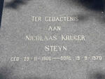 STEYN Nicolaas Kruger 1900-1970