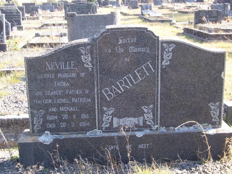 BARTLETT Neville 1915-1964