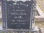 BRANDT Emelia Louise nee SCHWULST 1902-1963