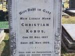 KOBUS Christian 1857-1925