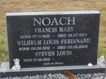 NOACH Wilhelm Louis Ferdinand 1912- 2008 & Francis Mary 1922 - 1969 :: NOACH Steven Louis 1959-