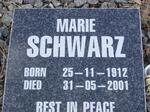 SCHWARZ Marie 1912-2001