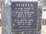 STAFFEN Joseph Bernard 1898-1953 & Ilva Hettie Rose 1907-2000