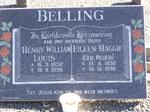 BELLING Henry William Louis 1932-1996 & Eileen Maggie HEUER 1932-1996