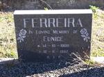 FERREIRA Eunice 1909-1957