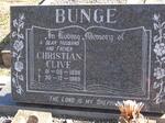 BUNGE Christian Clive 1938-1999