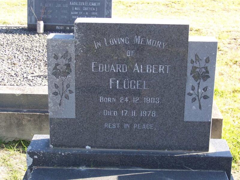 FLUGEL Eduard Albert 1903-1978
