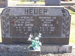 HEUER Albert Gustav 1897-1978 & Amelia 1906-1982