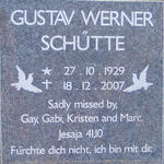 SCHUTTE Gustav Werner 1929-2007